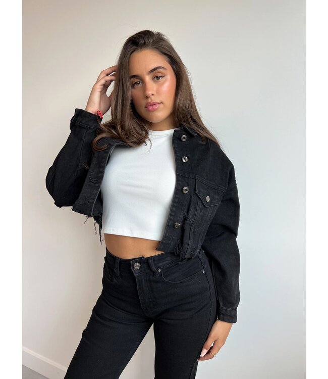 Cropped Denim Jacket