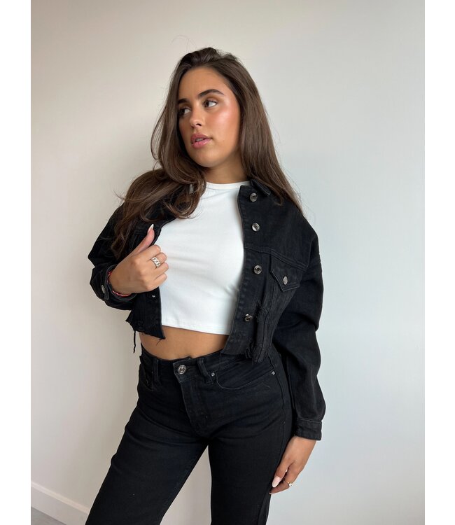 Cropped Denim Jacket