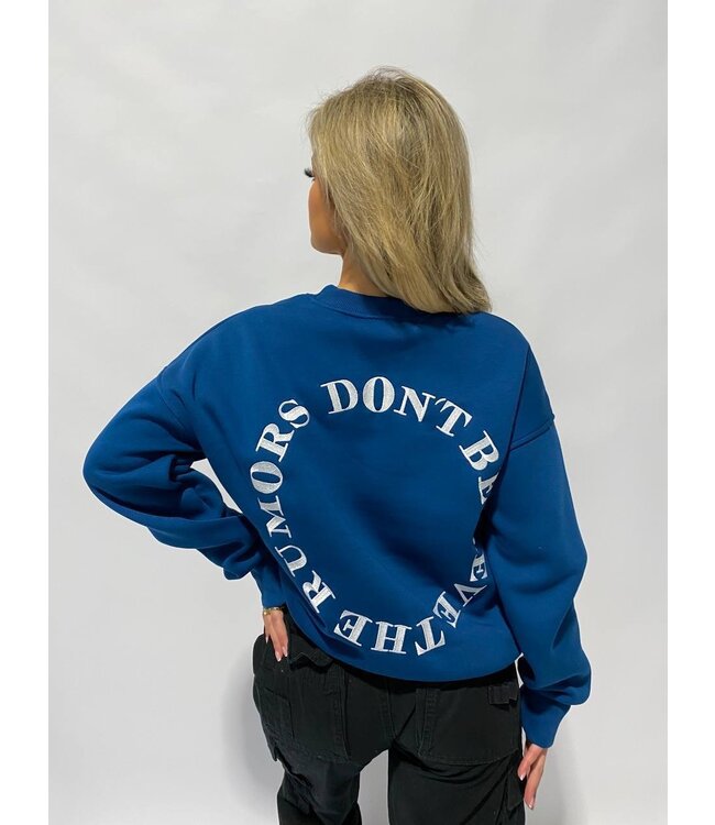 Rumors Sweater / Navy Blue