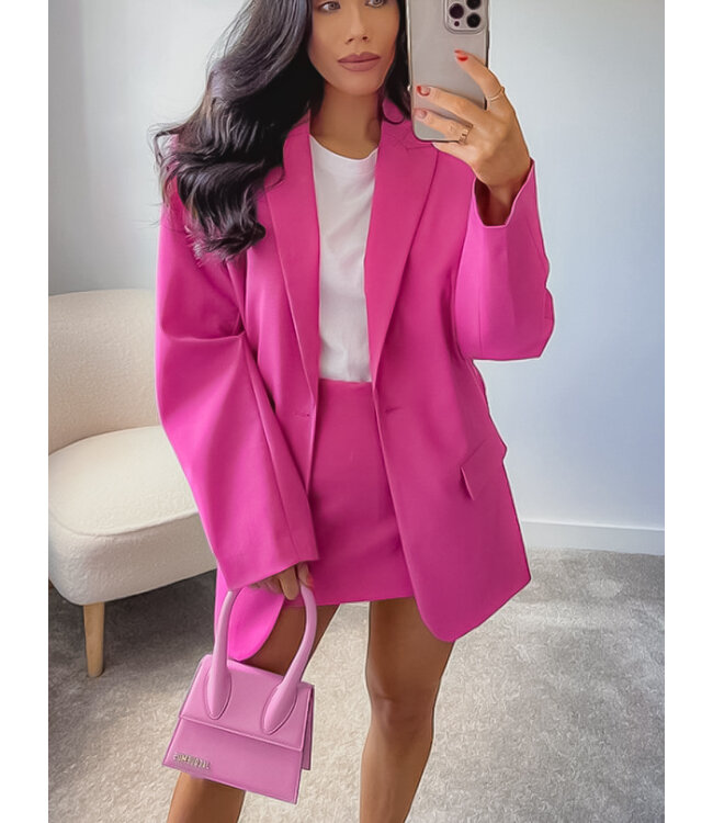 Classy Blazer / Fuchsia