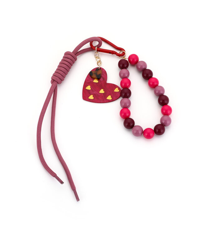 Cute Hearts Bag Charm