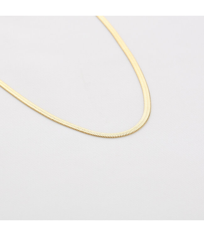 Small Flat Chain Necklace