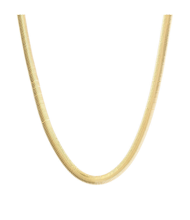 Big Flat Chain Necklace
