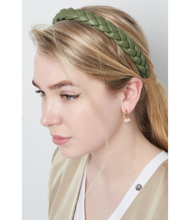 Woven Leather Headband