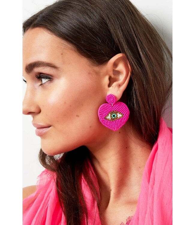 Colorful Eye Earrings