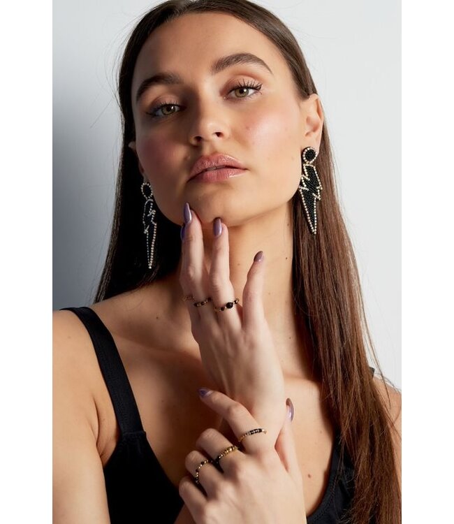 Colorful Thunderbolt Earrings