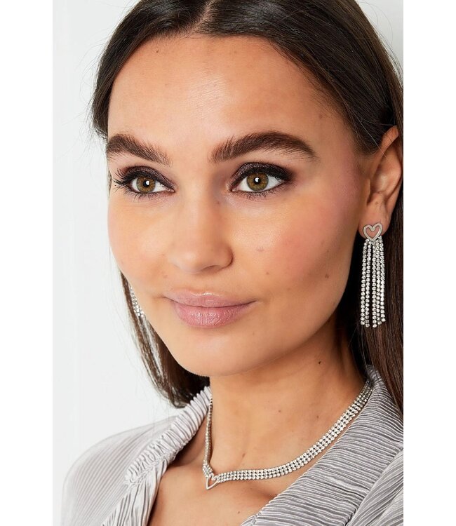 Dripping Heart Earrings