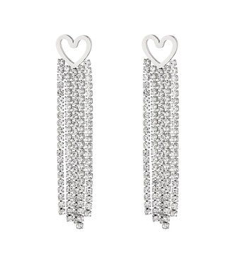 Dripping Heart Earrings