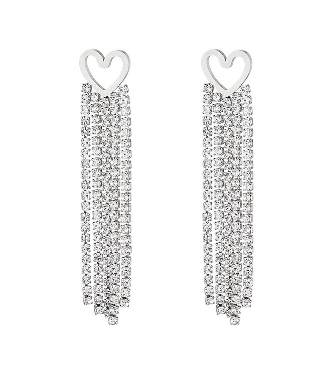 Dripping Heart Earrings