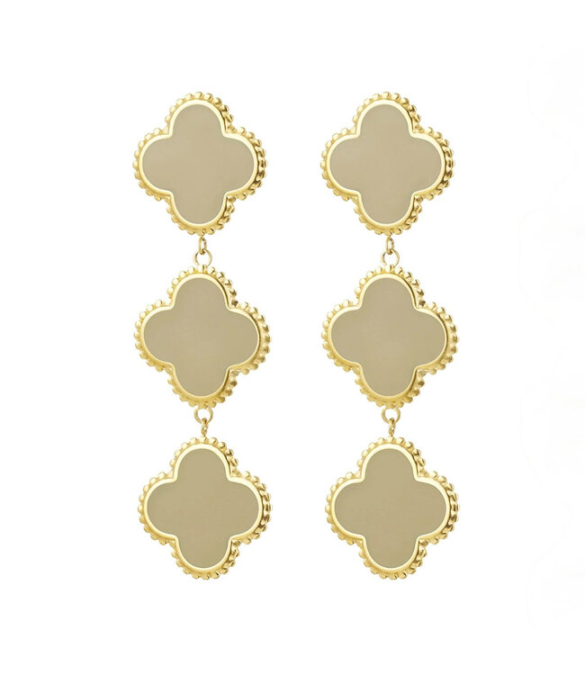 Clovers in a Row Earrings