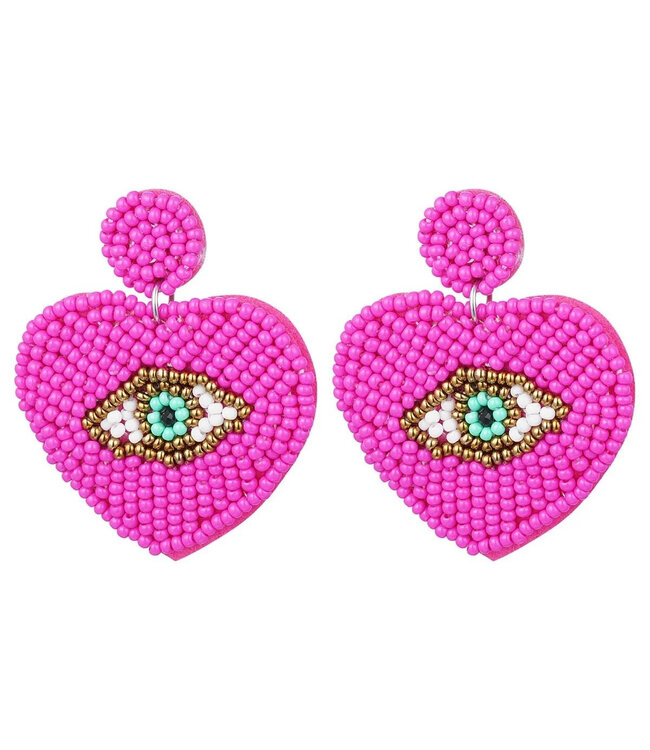 Colorful Eye Earrings