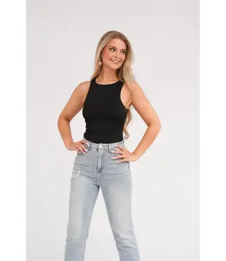 Slinky Halter Body / Black