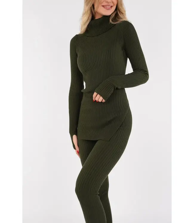 Comfy Split Set / Army Green