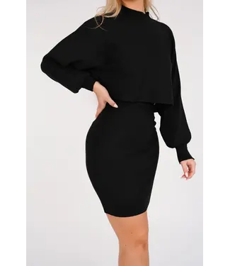 Turtleneck Set / Black