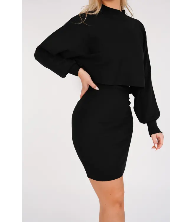 Turtleneck Set / Black