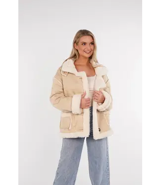 Suede Fur Jacket