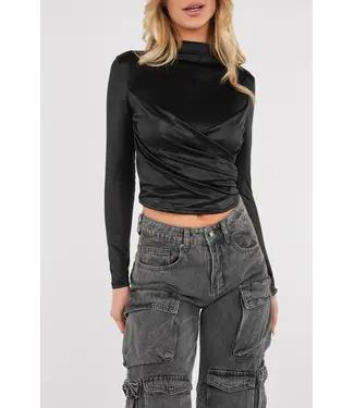 Metallic Top / Black