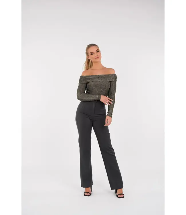 Off Shoulder Glitter Body