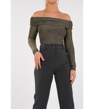 Off Shoulder Glitter Body