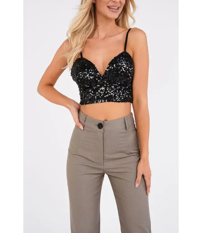 Mila Sequin Top