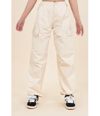 Parachute Cargo Pants / Ecru