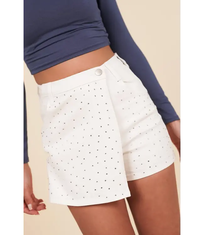 Glitter Wrap Skort