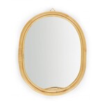 Childhome Ovale Spiegel met haakje - Rotan - 32x35 cm
