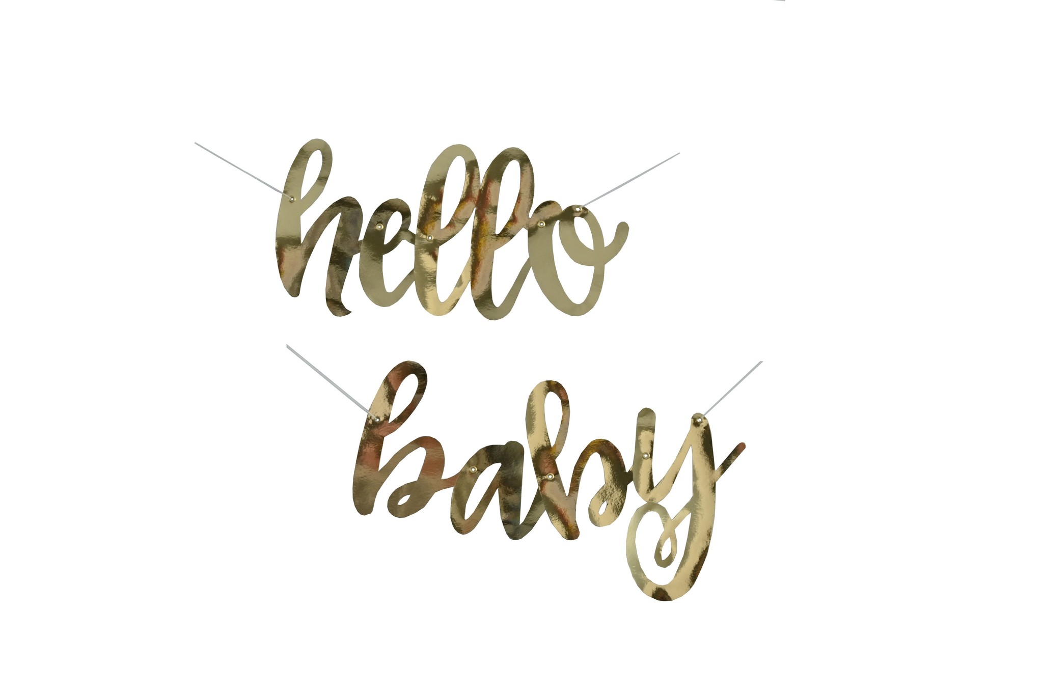 werkelijk Offer Smash Letterslinger 'Hello Baby' - COCON