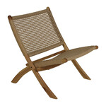 Quax // Folding adult chair - Loom rope