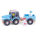New Classic Toys Tractor Met Aanhanger - Melkbus