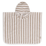 Jollein // Badponcho stripe terry - Olive green