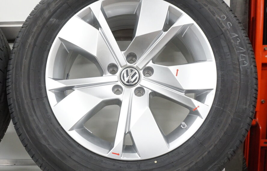 Volkswagen VW Touareg 3 18 Zoll Felgen Sommerkompletträder Bridgestone Original