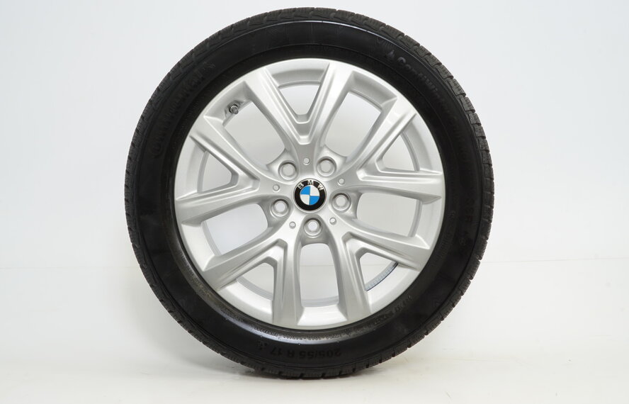 BMW BMW 2er F45 Active Gran Tourer 17-Zoll-Felgen 574 + Winterkompletträder Continental NEU Runflat Original