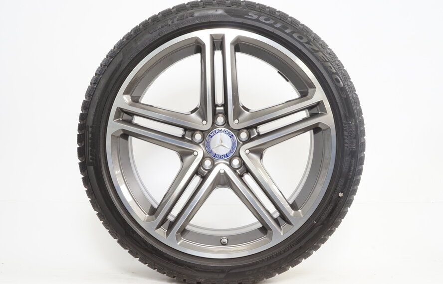 Mercedes Mercedes Klasse CLS W257 19-Zoll-Felgen + Winterkompletträder Pirelli NEW Runflat Original