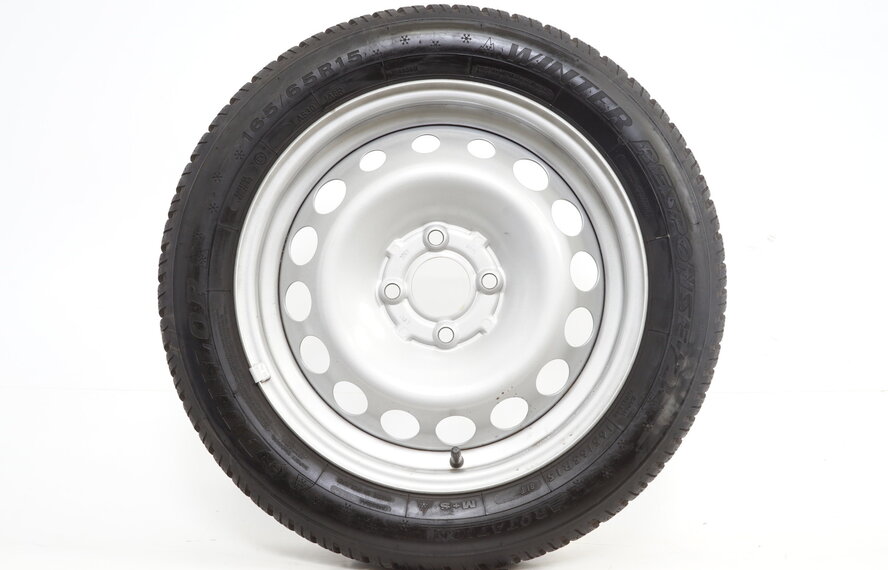 Smart Smart ForTwo ForFour W453 15-Zoll Stahlfelgen + Winterkompletträder Dunlop Original