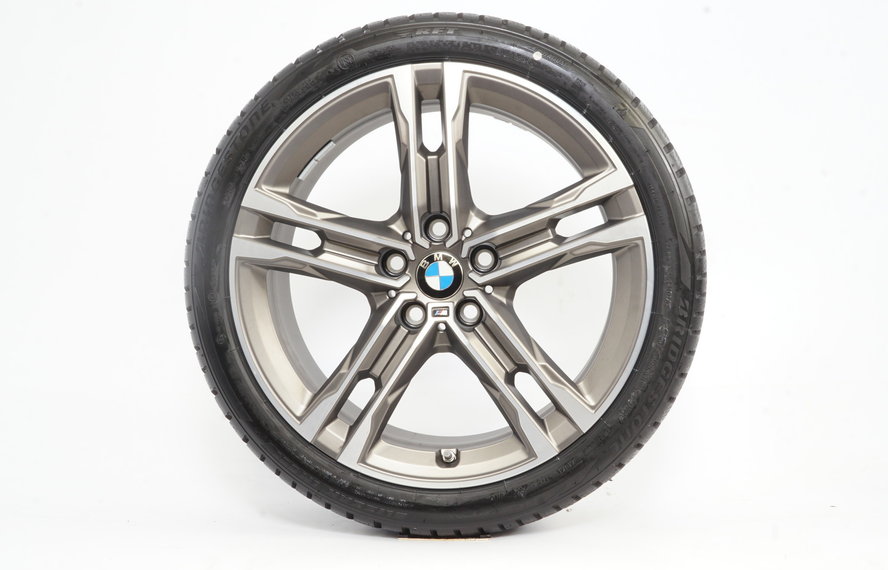 BMW BMW 1er F40 F41 2er Gran Coupe 18 Zoll 556M Felgen + Winterkompletträder Bridgestone NEU Runflat Original