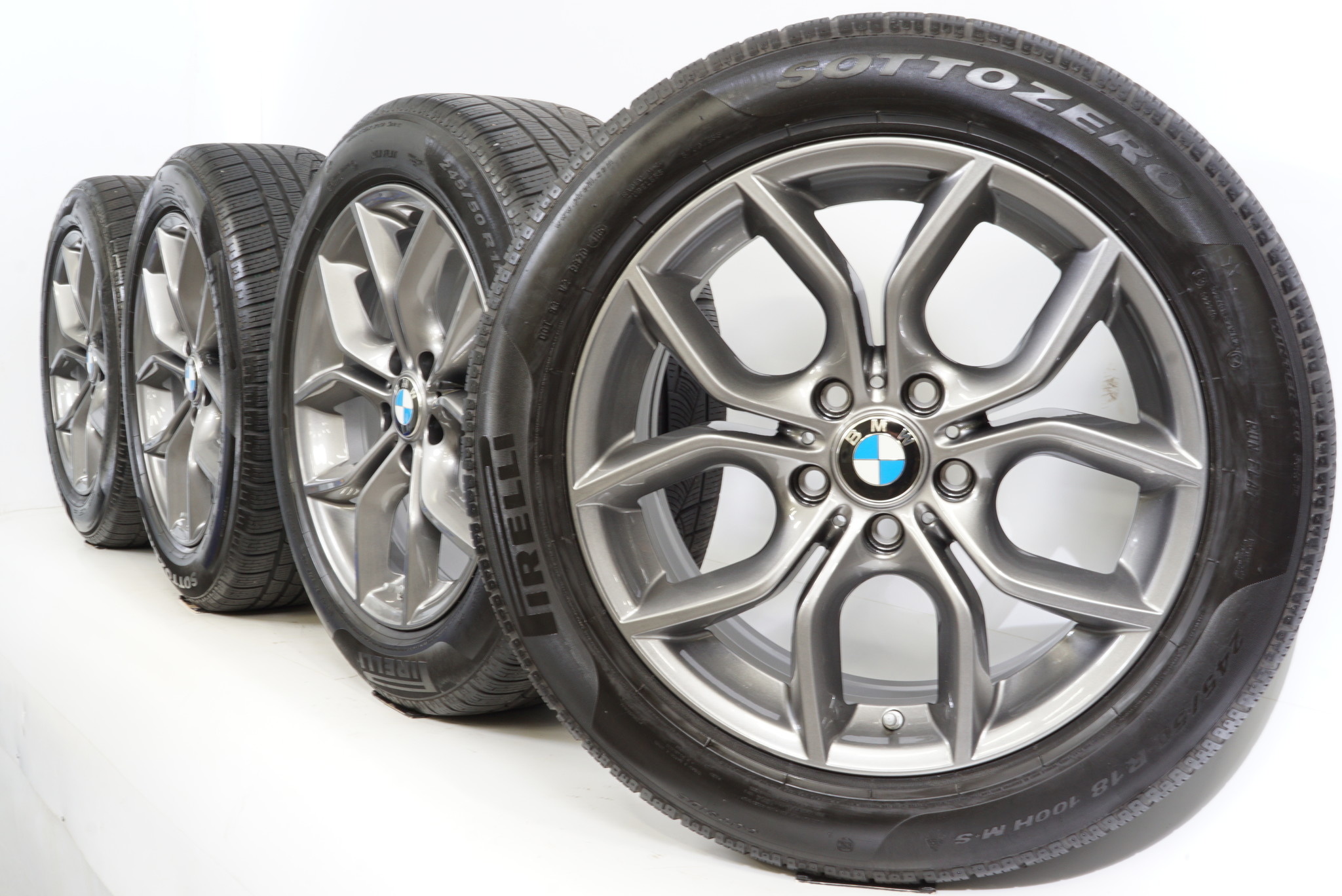 BMW X3 X4 F25 F26 18 Zoll Felgen 308 Winterkompletträder Pirelli Runfl - JD  Raeder BMW & MINI Reifen gebraucht online kaufen