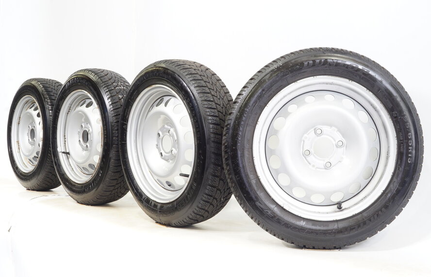 Smart Smart ForTwo ForFour W453 15-Zoll Stahlfelgen + Winterkompletträder Dunlop Original