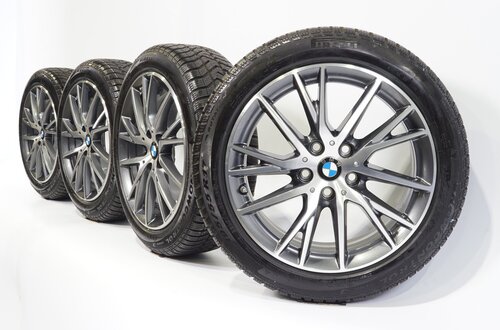 BMW BMW 1er F40 F41 2er Gran Coupe F42 17-Zoll-Felgen 489 + Winterkompletträder Pirelli Original