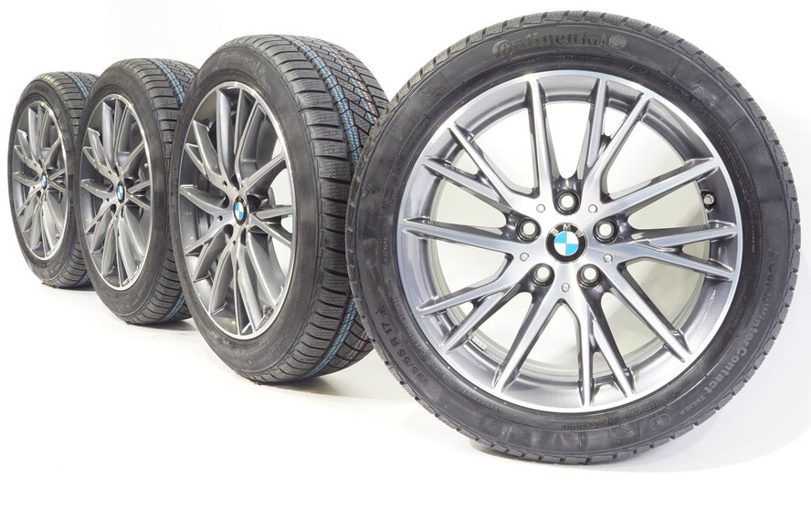 BMW BMW 1er F40 F41 2er Gran Coupe F42 17 Zoll Felgen 489 + Winterkompletträder Continental NEU Original
