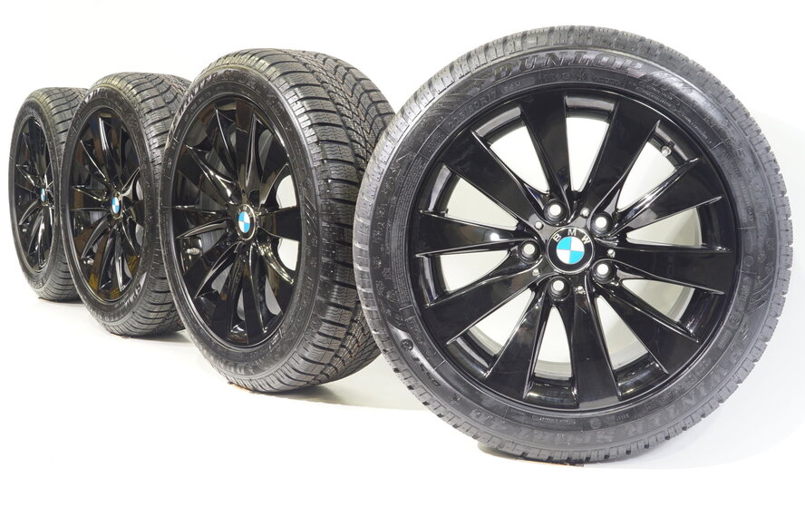 BMW BMW 3 4er F30 F32 17-Zoll Felgen 413 + Winterkompletträder Dunlop NEU Runflat Original