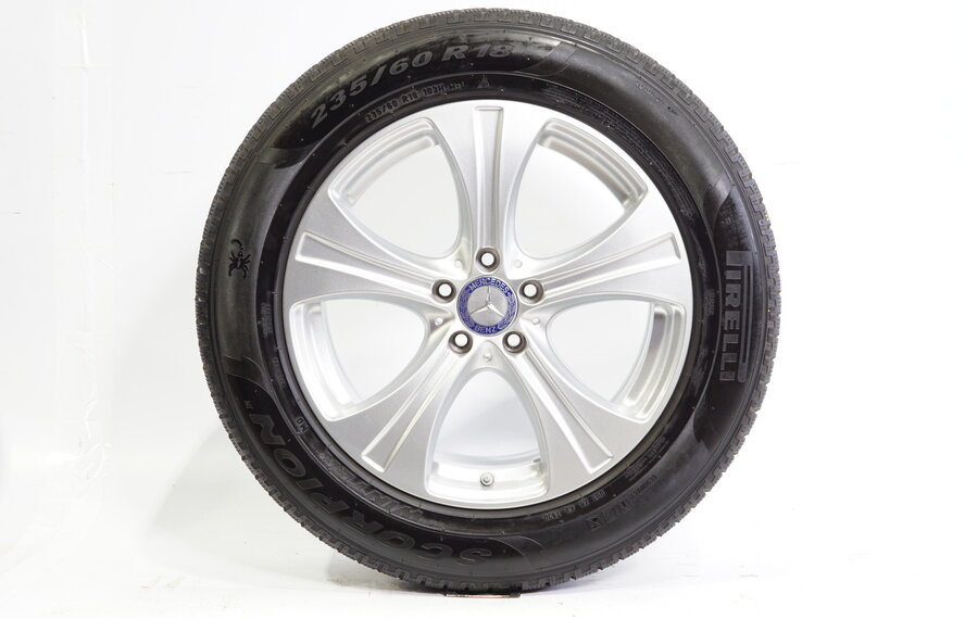 Mercedes Mercedes GLC X253 18-Zoll-Felgen + Winterreifen Pirelli Original