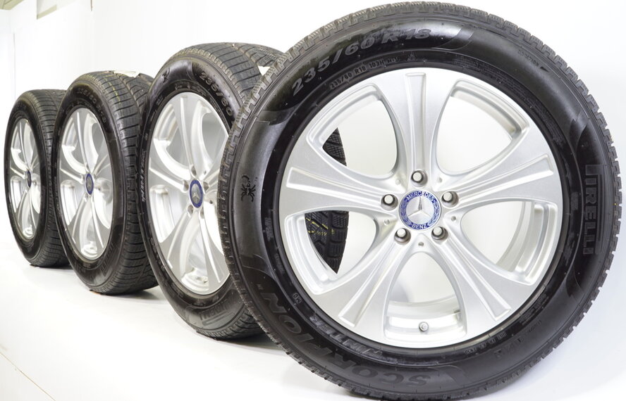 Mercedes Mercedes GLC X253 18-Zoll-Felgen + Winterreifen Pirelli Original