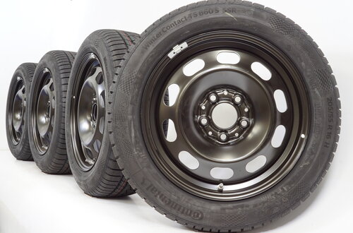 BMW BMW 1er F40 F41 2er Gran Coupe 16-Zoll Stahl Felgen NEU + Winterkompletträder Continental NEU Runflat Original