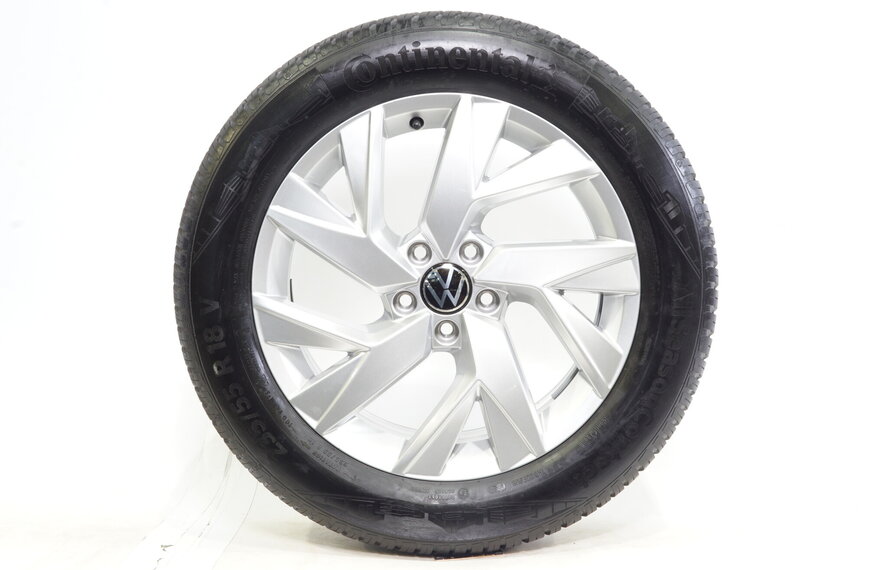 Volkswagen VW Tiguan 5N 18-Zoll-Felgen Frankfurt + Ganzjahresreifen Continental Original