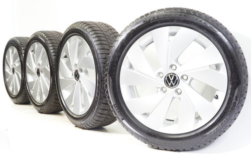 Volkswagen VW Golf 8 5H 17-Zoll Felgen Belmont + Winterkompletträder Pirelli Original Volkswagen VW Golf 8 5H 17-Zoll Felgen Belmont + Winterkompletträder Pirelli Original