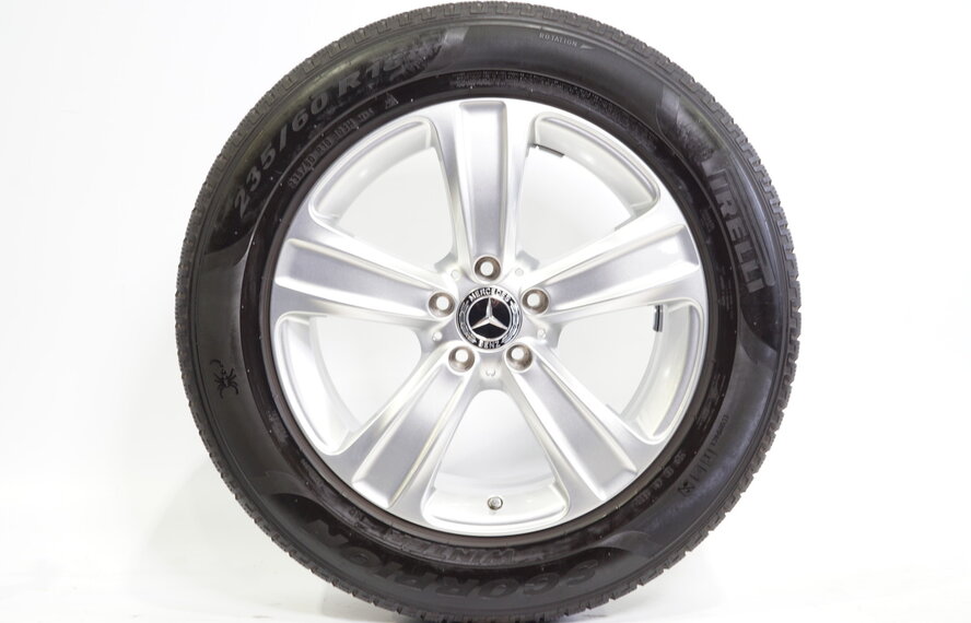 Mercedes Mercedes GLC W253 X253 18-Zoll-Felgen + Winterkompletträder Pirelli NEU Original