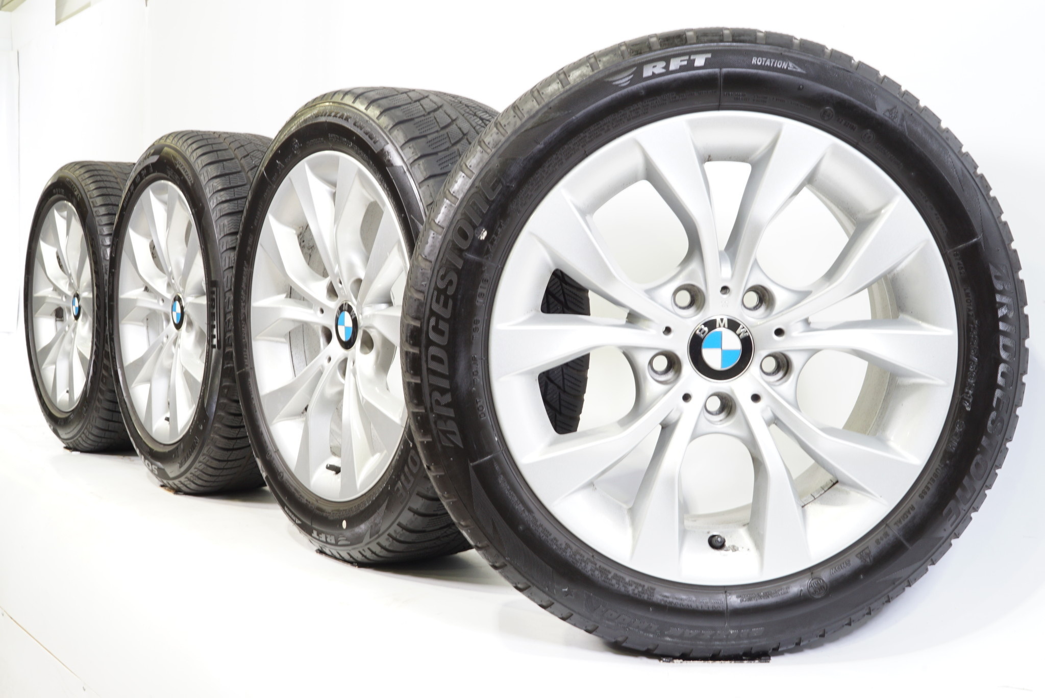 BMW X1 E84 17-Zoll 318 Felgen + Winterreifen Pirelli Bridgestone