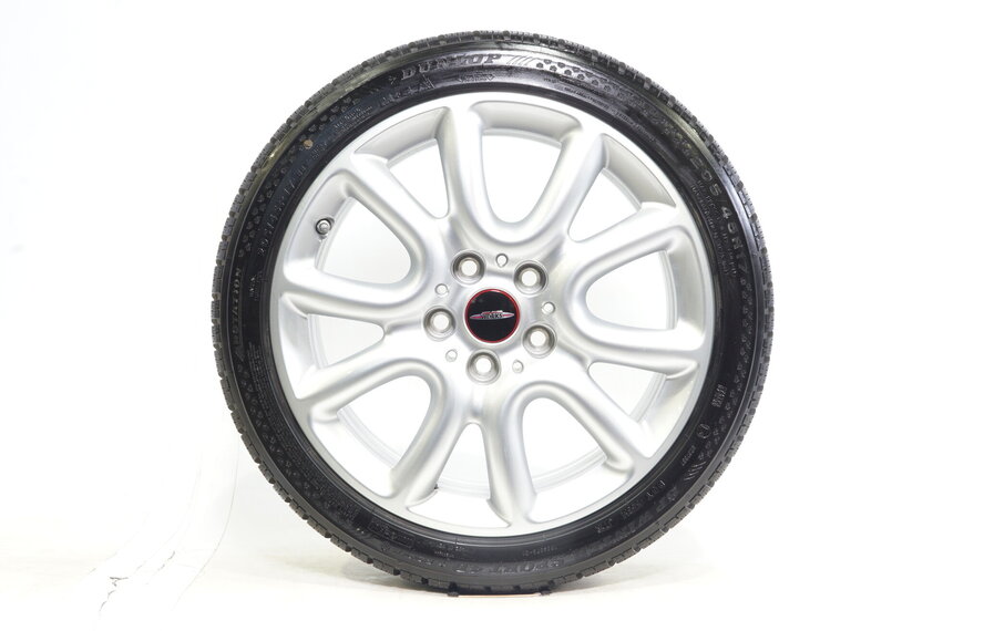 Mini Mini Cooper Race Spoke F56 17-Zoll JCW 498 Felgen + Winterkompletträder Dunlop Runflat Original
