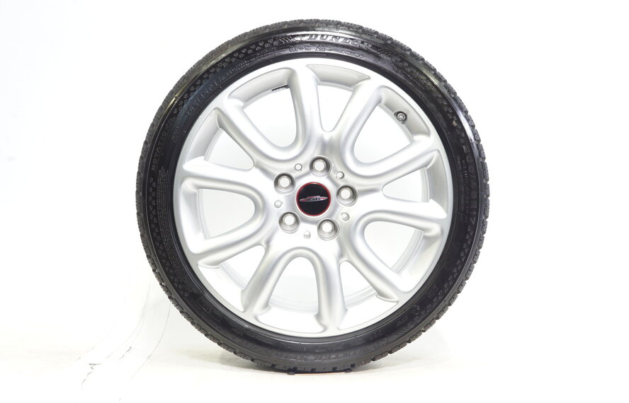 Mini Mini Cooper Race Spoke F56 17-Zoll JCW 498 Felgen + Winterkompletträder Dunlop Runflat Original